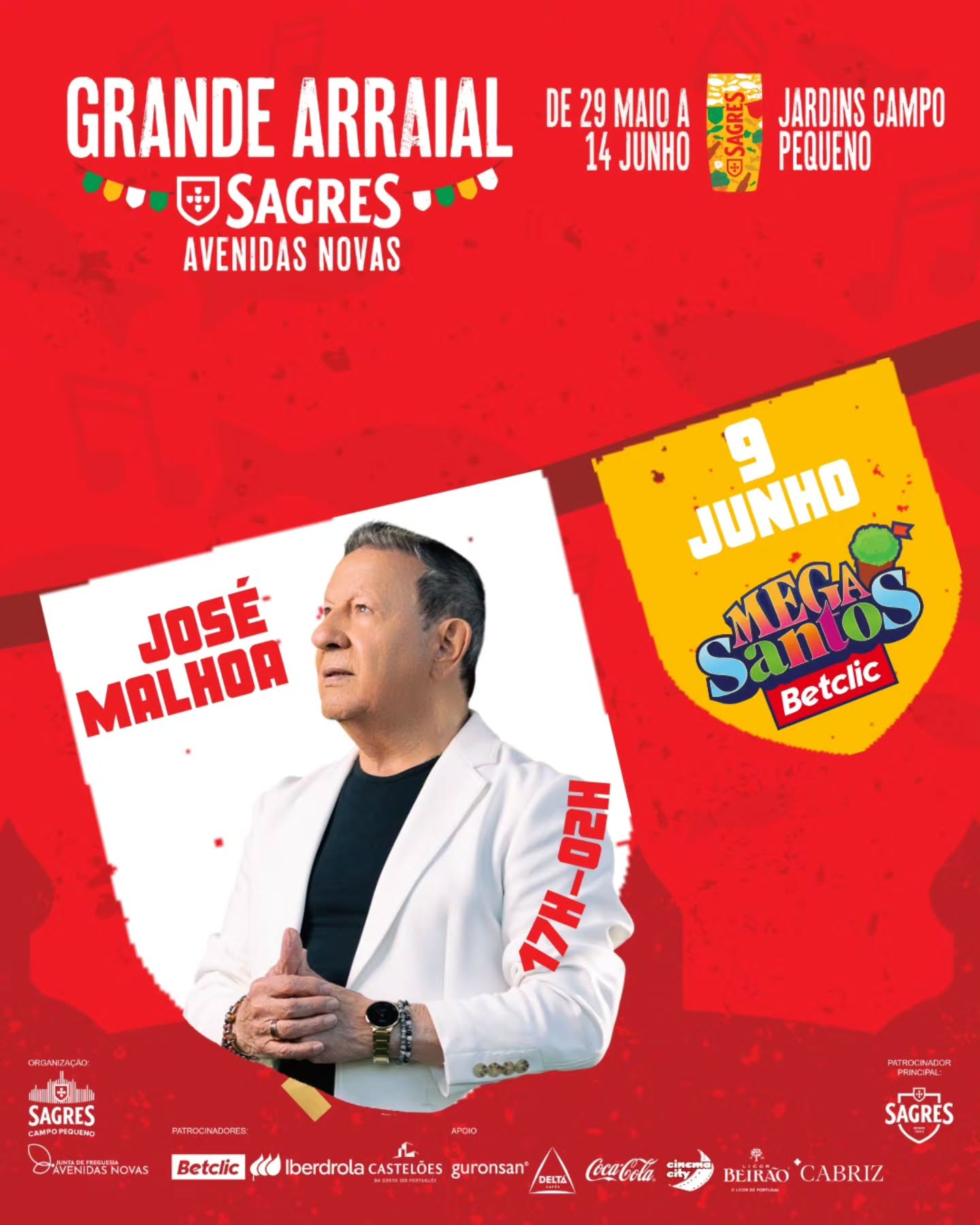 Grande Arraial Sagres Avenidas Novas — 12/16