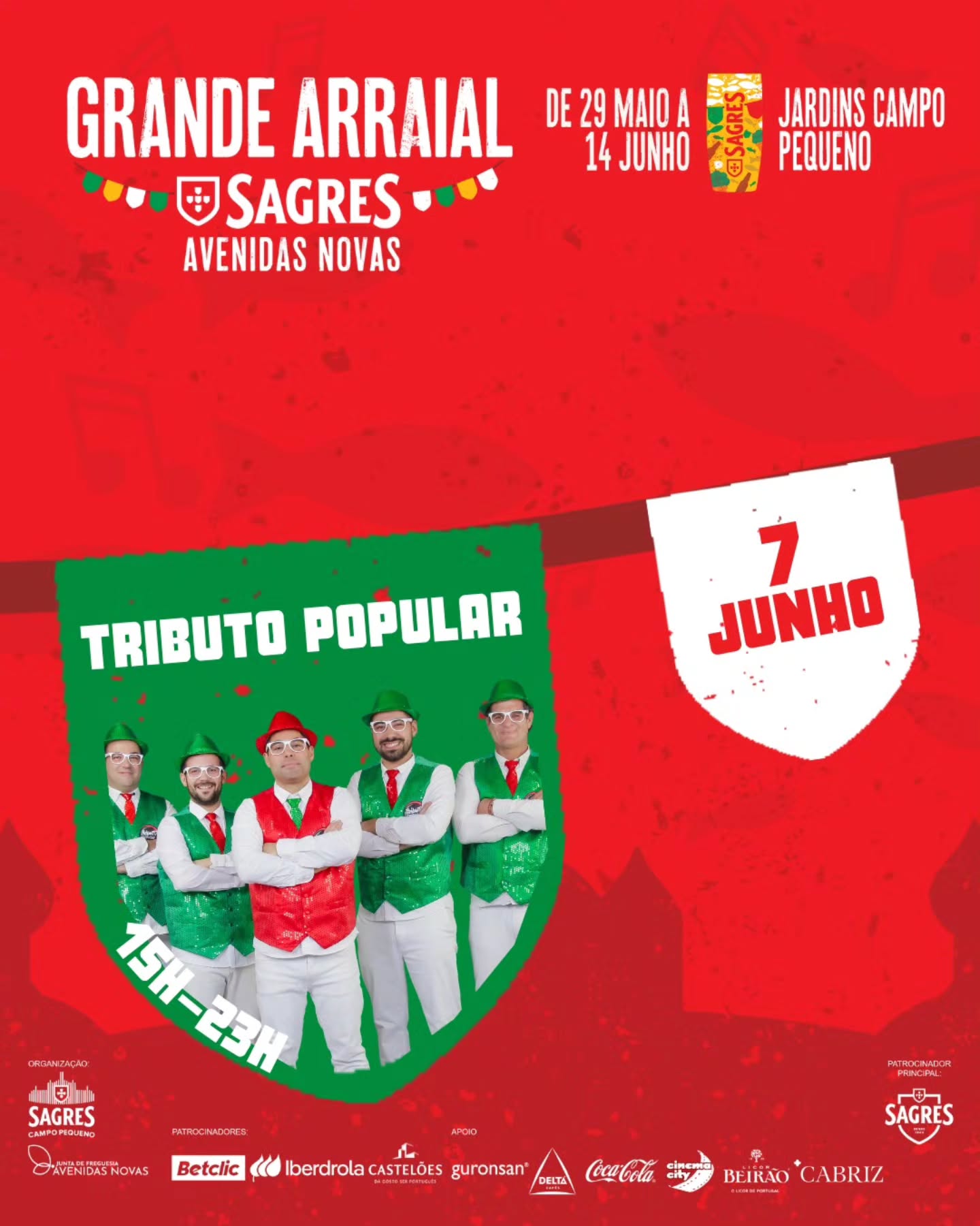 Grande Arraial Sagres Avenidas Novas — 10/16