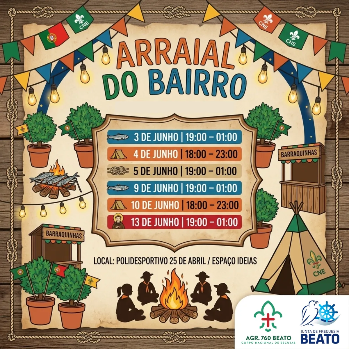 Arraial do Bairro - Agrupamento 760 Beato — 1/1