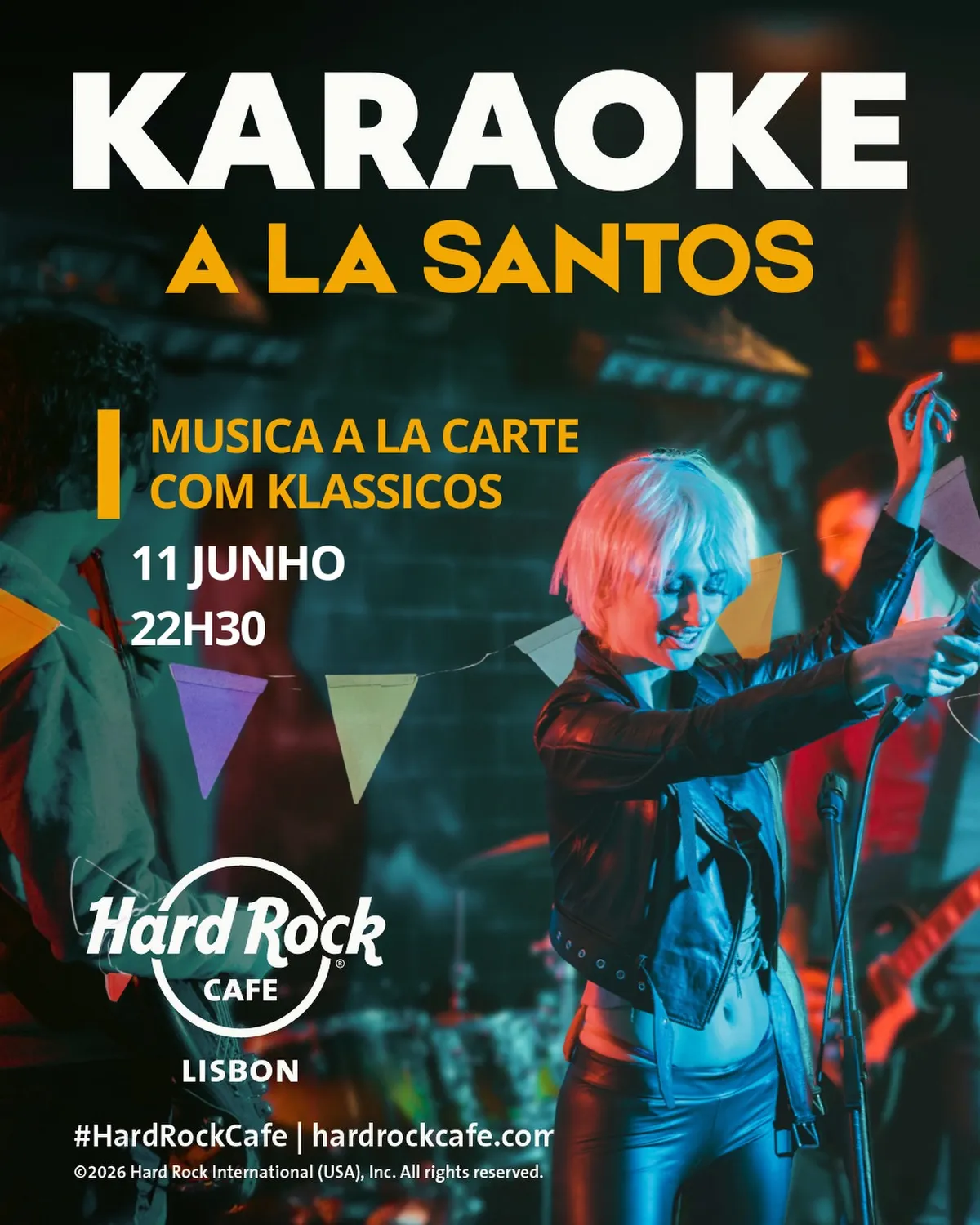 Noite de Karaoke com Sabor a Santos Populares