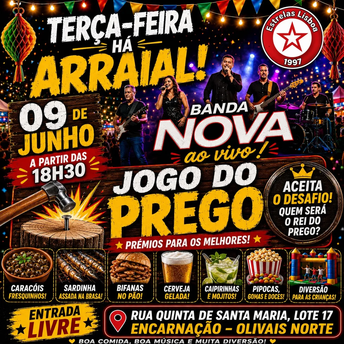Arraial Estrelas Lisboa